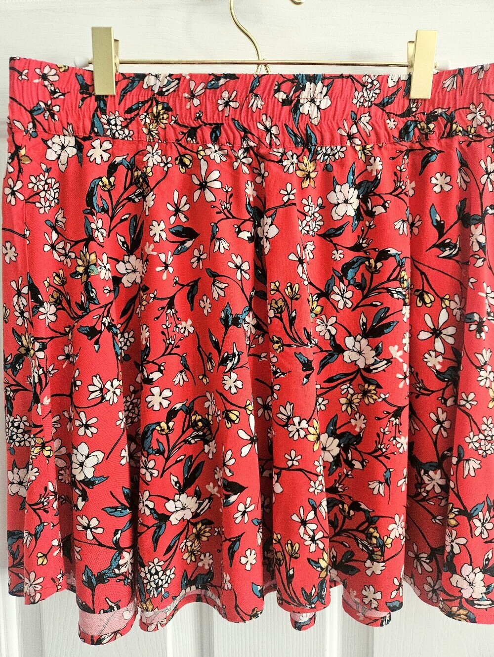 NWOT Vero Moda Simply Easy Floral Mini Skater Skirt - Picture 2 of 9